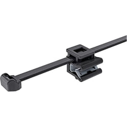 Hellermanntyton - 156-03064 T50ROSEC5B-PA66W-BK Serre-câble 200 mm 4.60 mm noir Faisceau de câbles en travers du montage, Faisceau de câbles le long