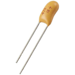 TS19001V2R2MSB0A0R Condensateur tantale sortie radiale 2.54 mm 2.2 µF 35 v 20 % 1 pc(s) R722182 - Suntan