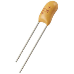TS19001V100MSB0A0R Condensateur tantale sortie radiale 2.54 mm 10 µF 35 v 20 % 1 pc(s) R722352 - Suntan
