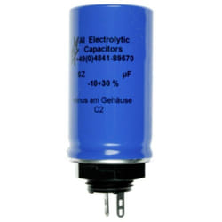 SZ47045030054 / 1015977 Condensateur électrolytique lame à souder 47 µF 450 v (ø x l) 30 mm x 54 mm 1 pc(s) - Ftcap