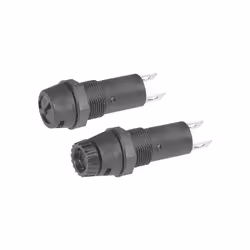 description • Porte-fusible fermé pour fusible 5x20 mm avec fente pour tournevis, vertical • IP67 • Raccordement à souder et  ...