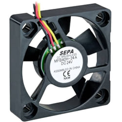 Sepa - MFB40H24A-001 Ventilateur axial 24 v/dc 11.28 m³/h (l x l x h) 40 x 40 x 10 mm