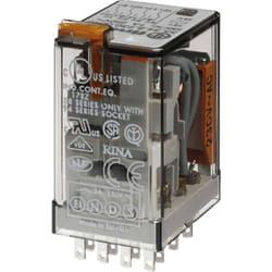 Finder - 55.34.8.012.0040 Relais enfichable 12 v/ac 7 a 4 inverseurs (rt) 1 pc(s)
