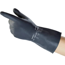Ansell 87118095 AlphaTec Latex naturel Gants pour produits chimiques Taille: 9.5 EN 21420:2020 1 paire(s)