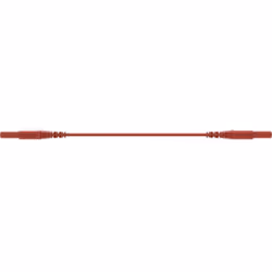 Informations techniques Couleur : rouge Longueur : 200 cm Diamètre connecteur : 4 mm. Diamètre de la douille : 4 mm Connecteu ...