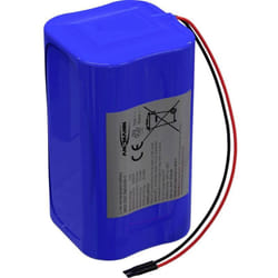 2S2P Akkupack 4x 18650 Kabel Li-Ion 7.2V 5200mAh Block Pack de piles rechargeables 4x Li-Ion 5200 mAh - Ansmann