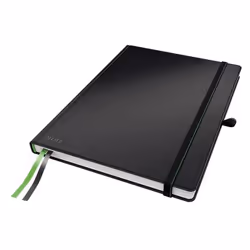Leitz 44710095, Noir, A4, 80 feuilles, 96 g/m², Papier quadrillé, Adulte