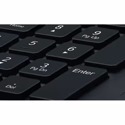 Logitech K280E Pro f/ Business clavier USB QWERTY Nordique Noir