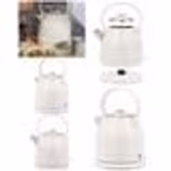 Bouilloire Inox rétro - CREME - 15L - 2200W - Sans Fil - Arrêt automatique
