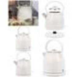 Bouilloire Inox rétro - CREME - 15L - 2200W - Sans Fil - Arrêt automatique