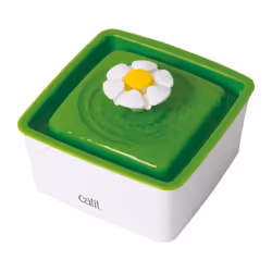 Abreuvoit mini avec fleur constitue un bol a eau fraîche - Facile a désassembler et a nettoyer - Permet donc a votre chat de  ...