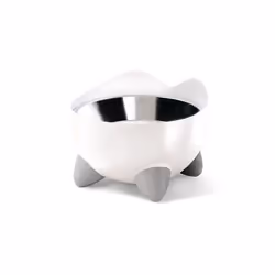 Adorable gamelle Catit Pixi est surélevée par ses 4 petites pattes à une hauteur ergonomique pour votre chat Conçu pour céléb ...