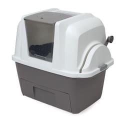 Catit Maison de toilette - Bac a litiere pour chat - Smartsift - Systeme de ramassage - l. 66 x l. 48 x h. 64 cm