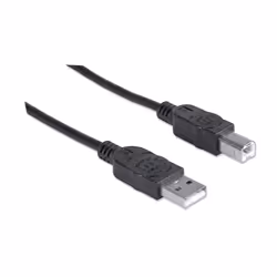 Manhattan 337779 câble USB 5 m USB 2.0 USB A USB B Noir