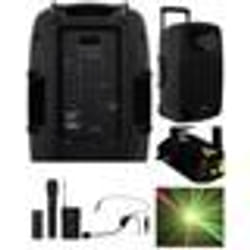 Haut-parleur Portable - MALIBU - MALIBU-312 - 250W - Bluetooth - Microphones sans fil