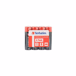 Verbatim AA, Batterie à usage unique, AA, Alcaline, 1,5 V, Premium, Noir, Rouge