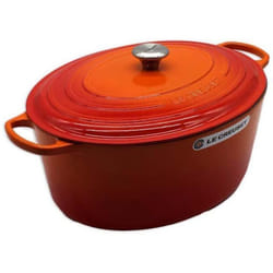 Le Creuset 21178400902430 cocotte en céramique 13,9 L Orange, Rouge