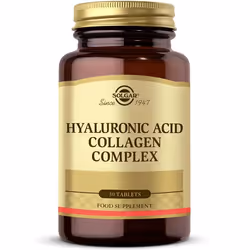 Solgar Hyaluronic Acid Collagen Complex, Pastilles, Sulfate, Collagen type II, Acide hyaluronique, Vitamine C