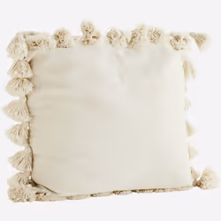 Madam Stoltz JECCU0312-OW, Blanc, Coton, Coussin décoratif