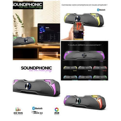 Barre de son - SOUNDPHONIC - ADVANCE - 6W RMS - Bluetooth - Commande tactile
