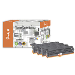 Peach 110849 Cartouche de toner 4 pièce(s) Noir, Cyan, Magenta, Blanc