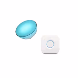 Lampe à poser connectée Philips Hue Go Led Nomade + Pont de connexion Philips Hue Bridge
