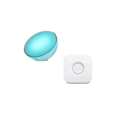 Lampe à poser connectée Philips Hue Go Led Nomade + Pont de connexion Philips Hue Bridge