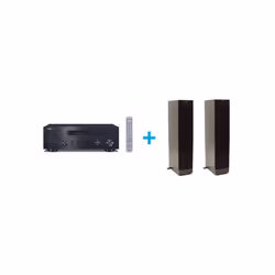 Amplificateur Hi-Fi Yamaha R-N600A Noir + une paire denceintes colonne Klipsch Series RF-82 MKII noir