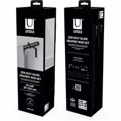 Aspect Coloris Noir mat Matériau principal Acier Matériaux secondaires ABS Autres dimensions Longueur réglable De 81 à 325 cm ...