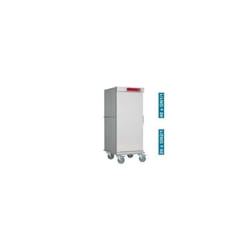Chariot neutre isolé pour repas - DIAMOND - 20 GN 2/1 - Acier inox - Polyurethane - Double parois