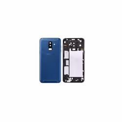 Piece Detachee Cache Batterie Vitre Arrière Bleu pour Samsung Galaxy A6 Plus A605