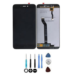 Ecran LCD & Vitre tactile Noir Assemblés Sans Châssis Pour Xiaomi Redmi Go