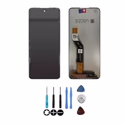 Ecran LCD - Motorola - Moto G51 5G - Noir - Assemblé sans châssis - 55 pouces