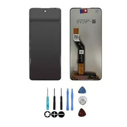 Ecran LCD - Motorola - Moto G51 5G - Noir - Assemblé sans châssis - 55 pouces