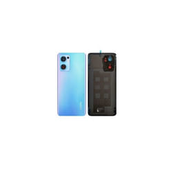 Cache Batterie Vitre Arrière Premium Bleu Etoile pour OPPO Find X5 Lite-Reno 7 5G Piece Detachee