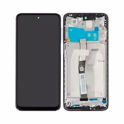 Ecran LCD & Vitre tactile Noir Assemblés Sur Châssis Pour Xiaomi Redmi Note 9 Pro