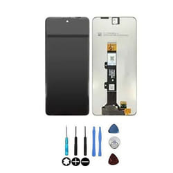 Ecran LCD - Motorola - Moto G22 - Noir - Assemblé sans châssis - Remplacement