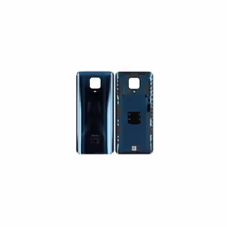 Cache Batterie Vitre Arrière - Premium - Xiaomi Redmi Note 9 Pro - Gris de Minuit - Protection - Design élégant
