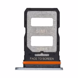 TIROIR CARTE SIM GRIS PREMIUM POUR XIAOMI POCO X4 GT