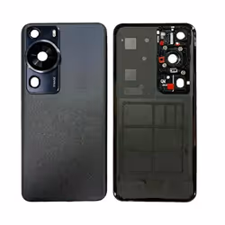 Cache Batterie Vitre Arrière - Huawei - P60 Pro - Premium - Noir - Pièce Détachée