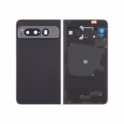 Cache Batterie Vitre Arrière - Premium - Google Pixel Fold - Obsidian Black - Noir
