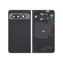 Cache Batterie Vitre Arrière - Premium - Google Pixel Fold - Obsidian Black - Noir