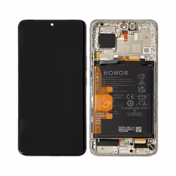 Original Ecran Complet LCD & Vitre tactile Diamond Silver Avec Châssis et Batterie Pour Honor 90 0235AGDR