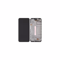 Piece Detachee Ecran LCD et Vitre Tactile Oled avec Châssis Noir pour Samsung Galaxy A25 5G A256 (Original Size)