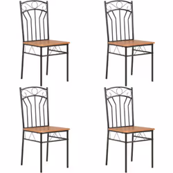 Caractérisé par un design élégant et une finition de peinture lisse, cet ensemble de chaises est une icône du glamour moderne ...