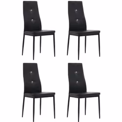 Ces chaises de salle à manger de haute qualité ont un design chic et élégant et apporteront une touche moderne à votre décor. ...