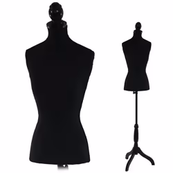Buste de couture mannequin fee deco vitrine noir