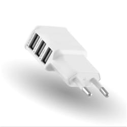 Adaptateur Secteur USB pour Gionee Marathon M5 Plus Smartphone Tablette Triple Prise Murale 3 Ports