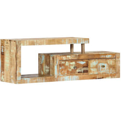 Helloshop26 - Meuble télé buffet tv télévision design pratique 120 cm bois de récupération massif