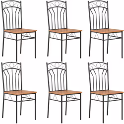 Caractérisé par un design élégant et une finition de peinture lisse, cet ensemble de chaises est une icône du glamour moderne ...